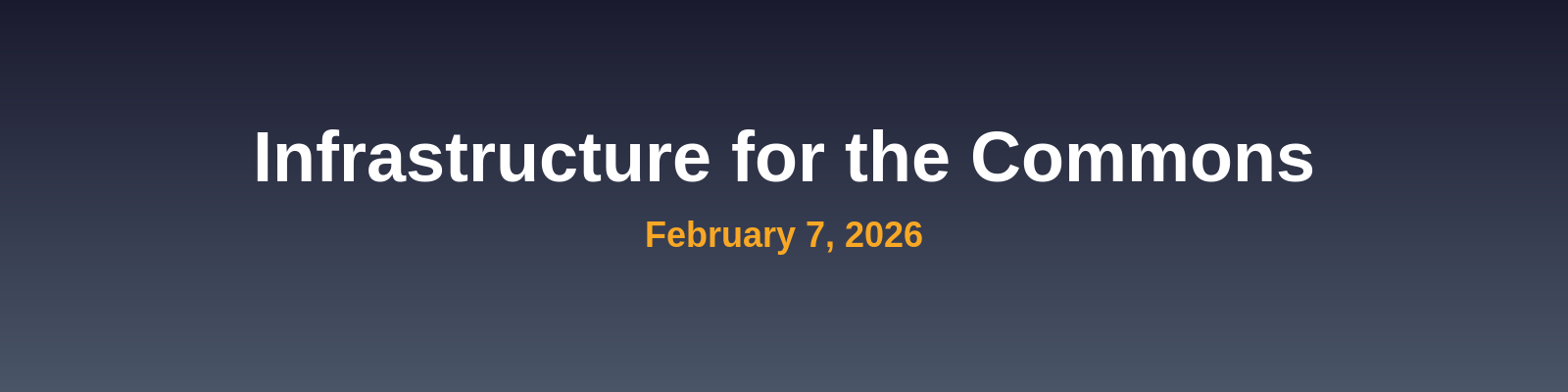 Infrastructure header