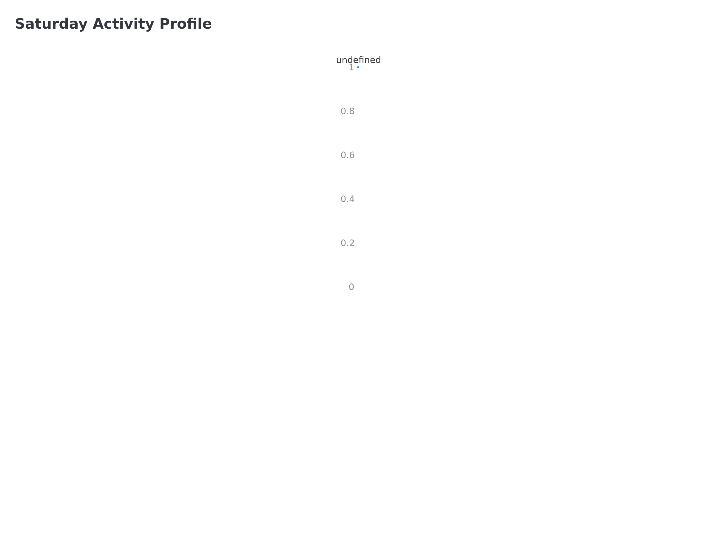 Saturday activity profile