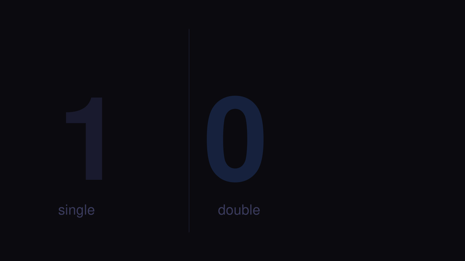 Ten — the register shifts